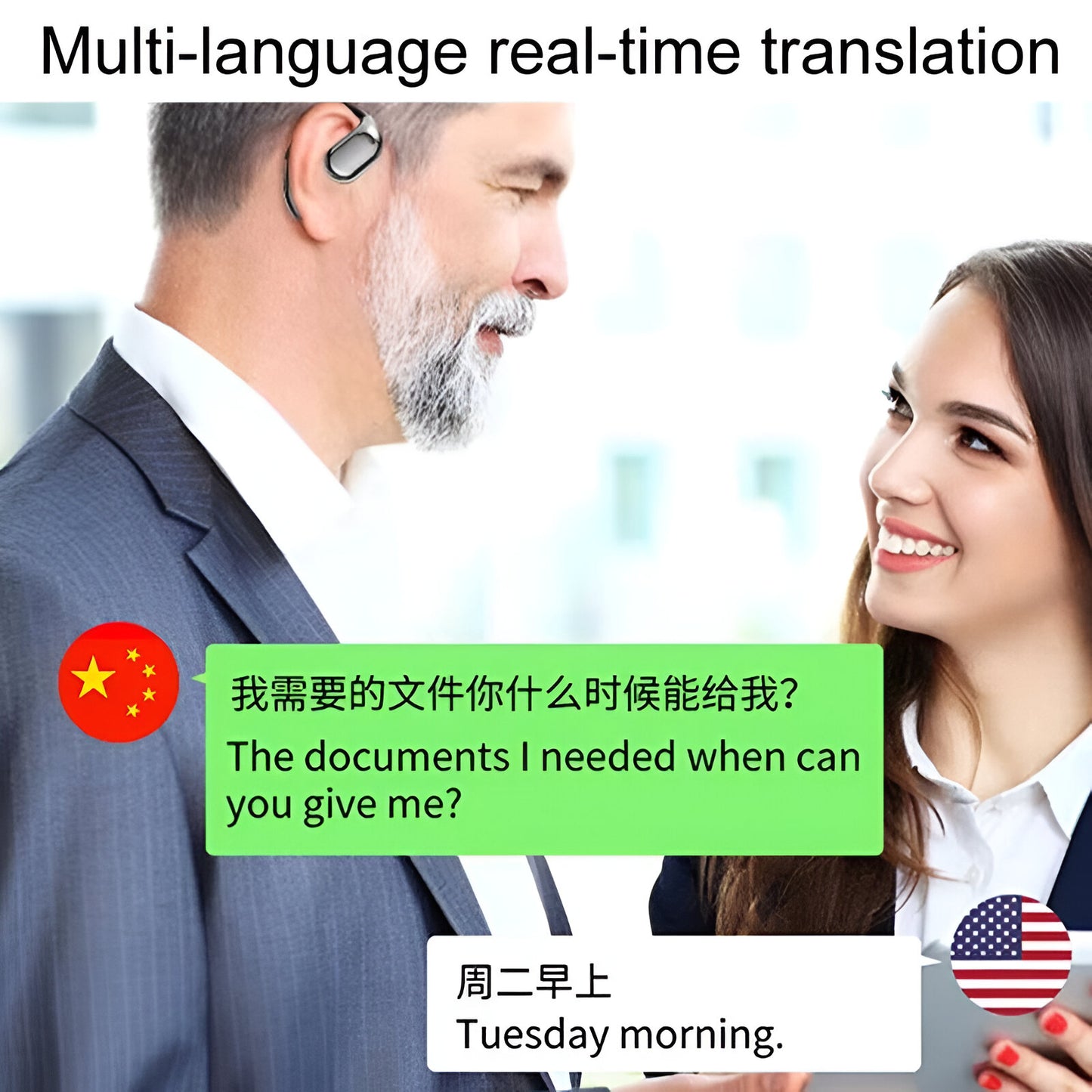 Tru Vocal™ Smart AI Translator Earbuds