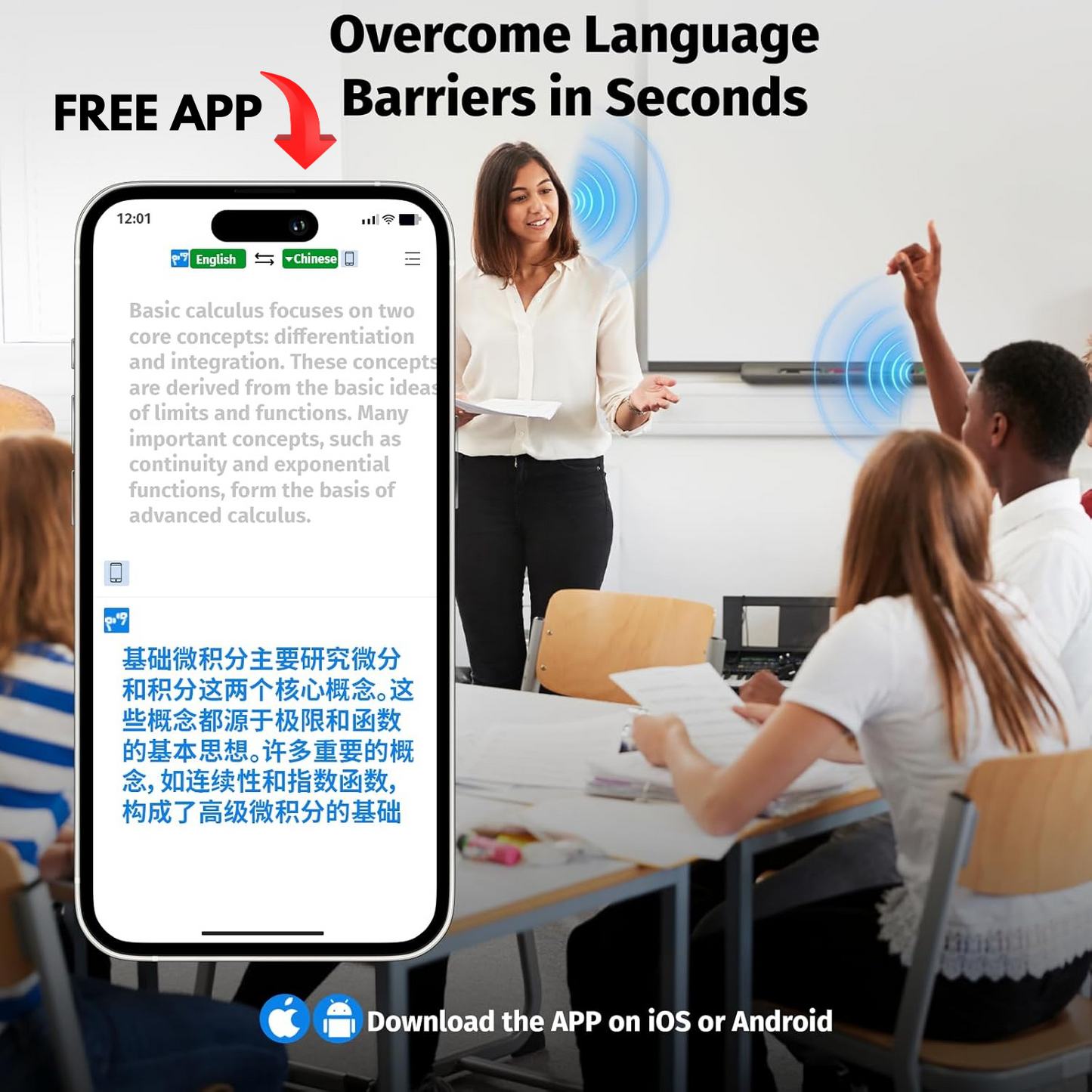 Tru Vocal™ Smart AI Translator Earbuds
