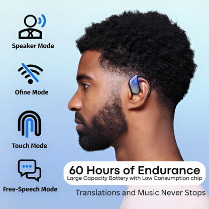 Tru Vocal™ Smart AI Translator Earbuds