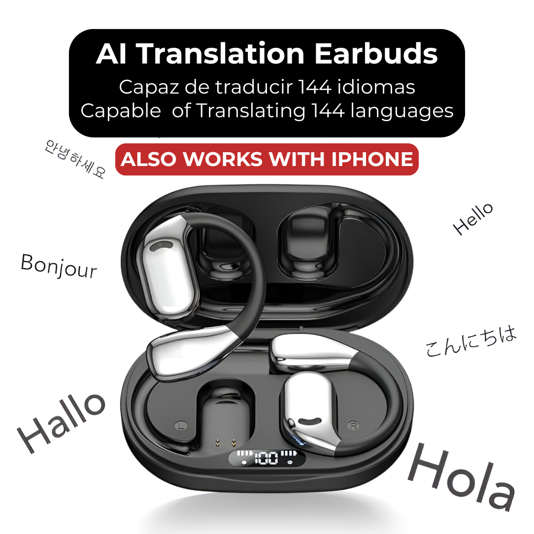 Tru Vocal™ Smart AI Translator Earbuds