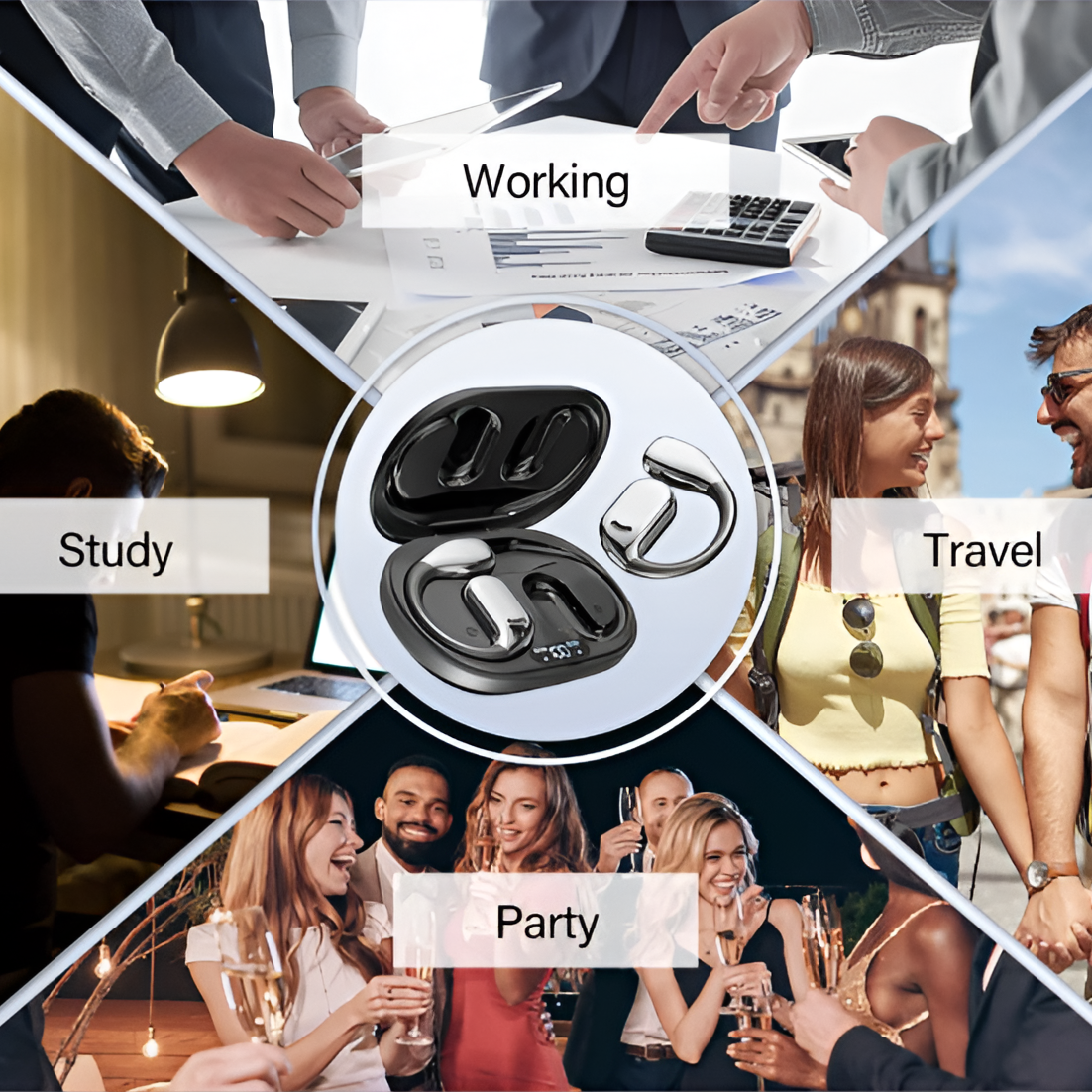 Tru Vocal™ Smart AI Translator Earbuds